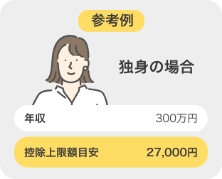 控除上限額を調べる